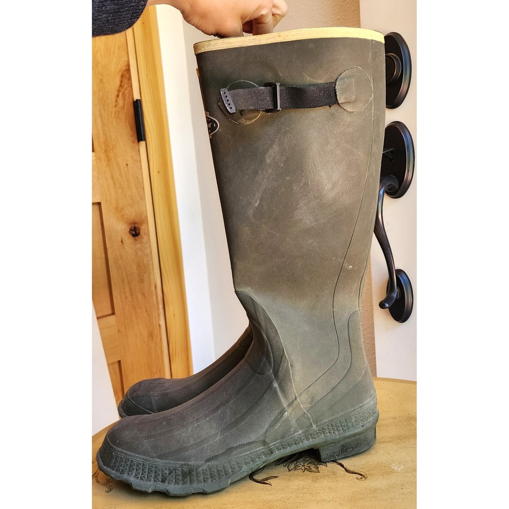 Lacrosse Burly Classic US 12 Waterproof Rubber Work Boots Barn Chore Wellies